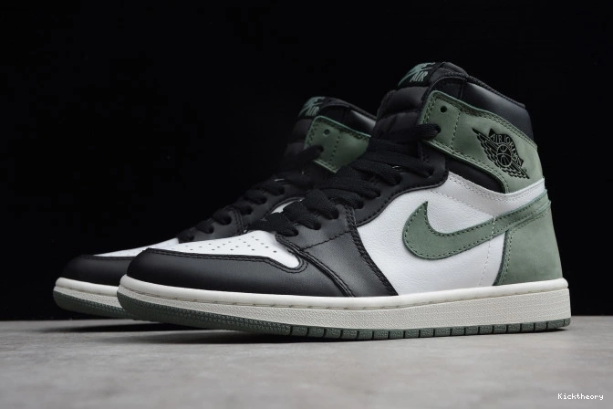 Kicktheory Green 1 Air Jordan Retro High 555088-135 Clay OG 0707